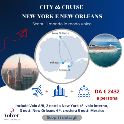 Crociera e soggiorno a New York e New Orleans